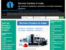 Tablet Screenshot of indiaservicecenter.com